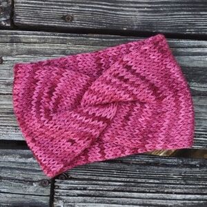 New knotted knit headband ear warmer osfm